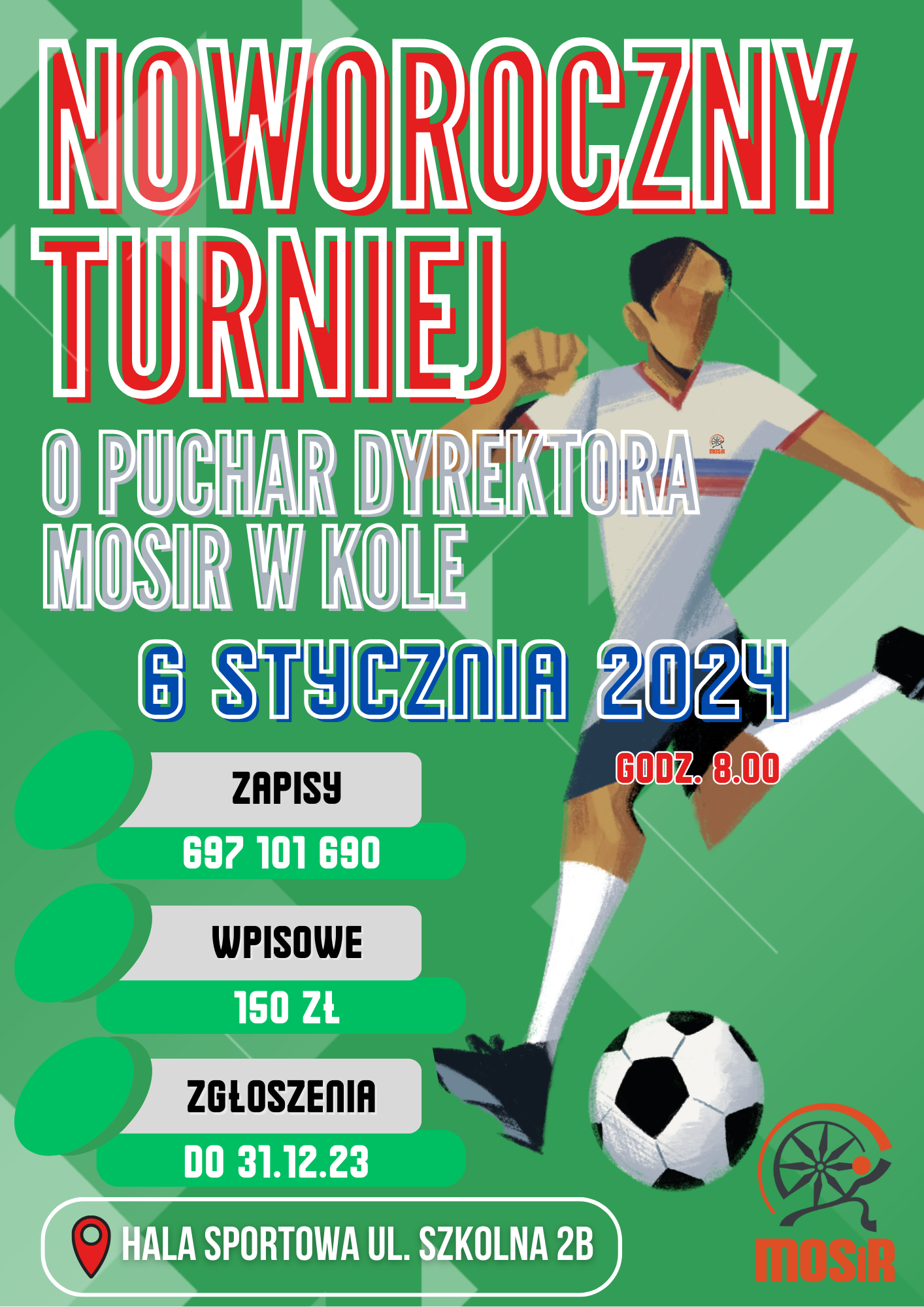 plakat turnieju piłki nożnej